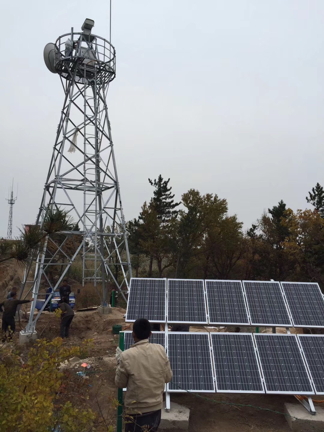 东北森林防火太阳能无线监控项目案例
